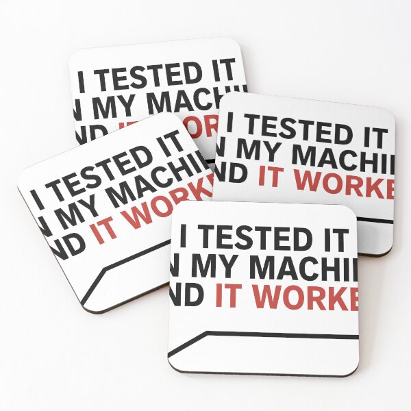 Item preview, It works on my machine designed and sold by Peelya.