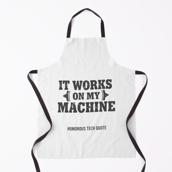 Item preview, It Works On My Machine Tech Quote Typography designed and sold by SoulenCify.
