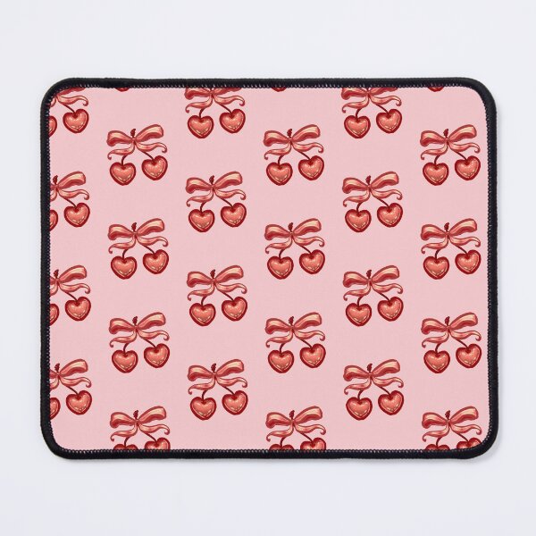 Item preview, Preppy Vintage Coquette Red Cherry Bow  designed and sold by BluwTuwip.