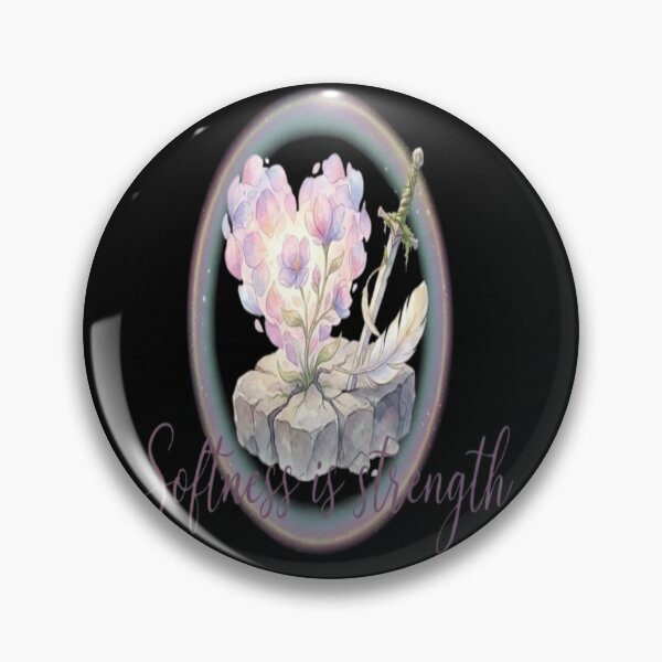 Item preview, Softness Is Strength – Feminine Emotional Power Quote | Gentle but Strong Aesthetic | Inspirational Print designed and sold by CutePearlStudio.