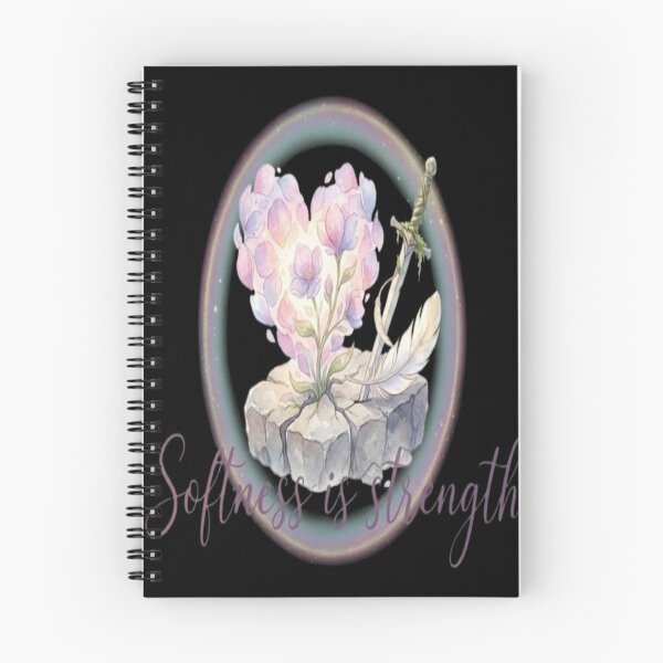 Item preview, Softness Is Strength – Feminine Emotional Power Quote | Gentle but Strong Aesthetic | Inspirational Print designed and sold by CutePearlStudio.