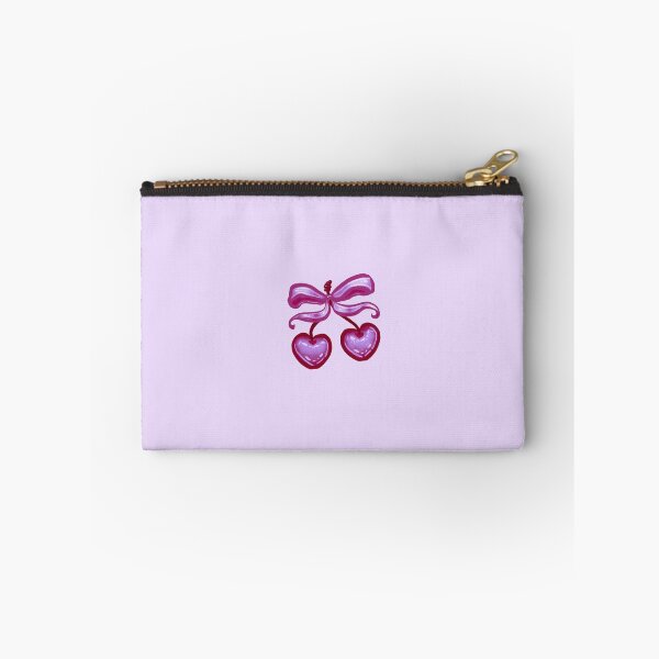 Item preview, Preppy Vintage Coquette Purple Cherry Bow  designed and sold by BluwTuwip.