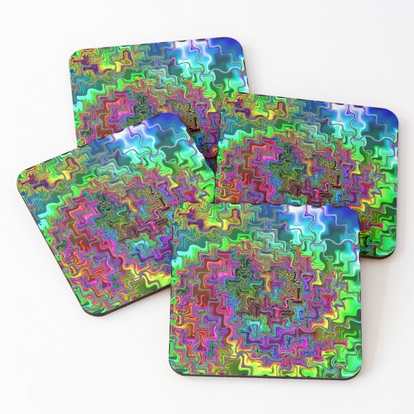 Item preview, Neon Fractal Wave Art designed and sold by Warren Paul Harris.