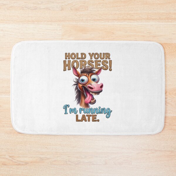 Item preview, A funny crazy horse with a quote designed and sold by LoneAngel.
