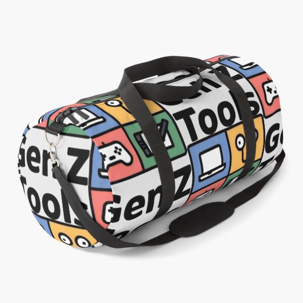 Item preview, Gen Z Tools Grid Design with Laptop, Gamepad, Drawing Tablet and Plug-Face Icon designed and sold by SplashTastic.