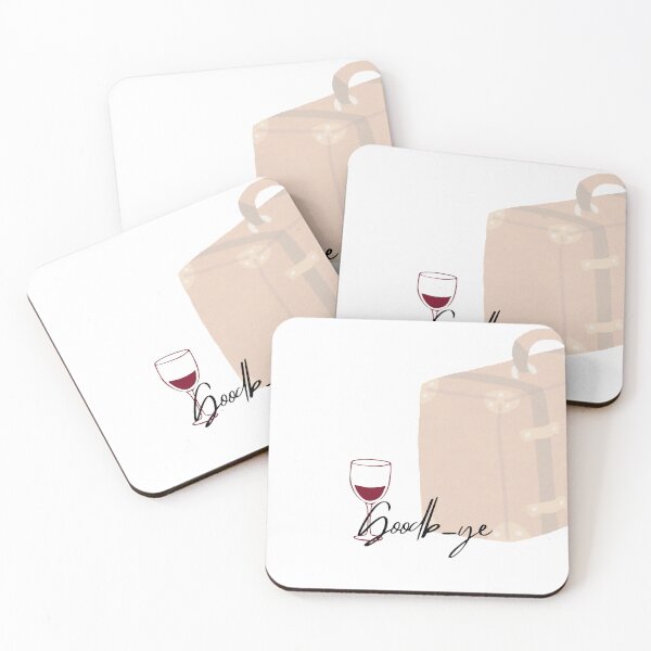 Item preview, Hwasa goodbye suitcase wine Minimal Aesthetic Inspired Art designed and sold by Oichiana.