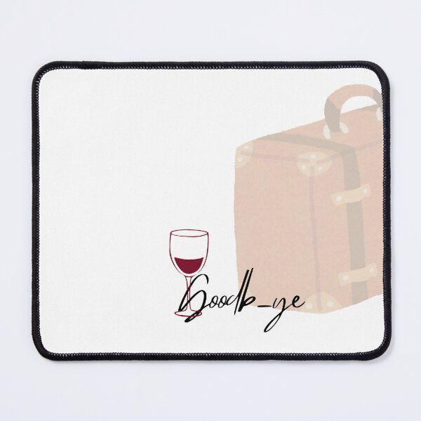 Item preview, Hwasa goodbye suitcase wine Minimal Aesthetic Inspired Art designed and sold by Oichiana.