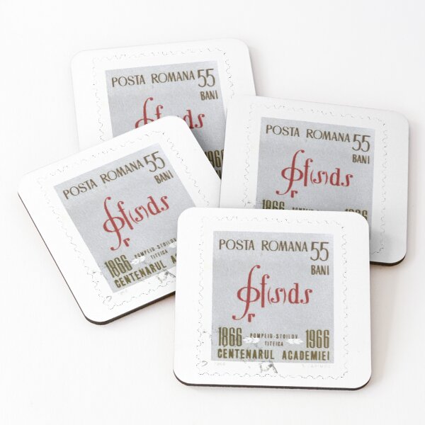 Item preview, Posta Romana 55 Grey Centenary Vintage Postage Stamp designed and sold by red-amber65.