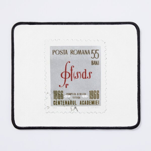 Item preview, Posta Romana 55 Grey Centenary Vintage Postage Stamp designed and sold by red-amber65.