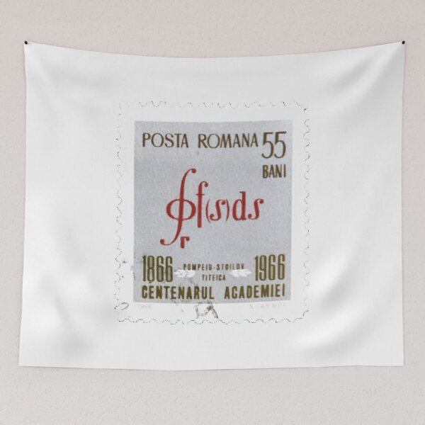Item preview, Posta Romana 55 Grey Centenary Vintage Postage Stamp designed and sold by red-amber65.