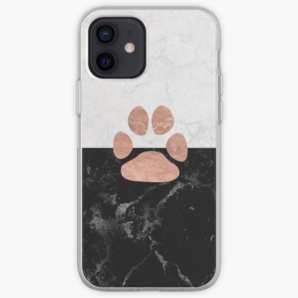 Paw - Marble - Animal Lovers iPhone Soft Case