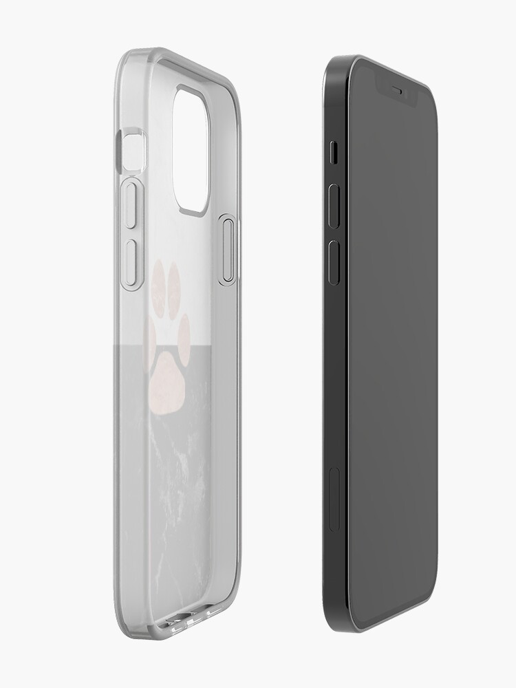 Alternate view of Paw - Marble - Animal Lovers iPhone Case & Cover