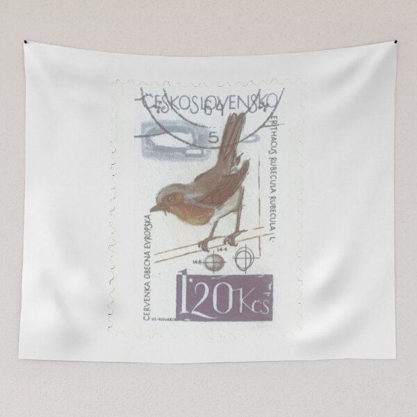 Item preview, Vintage Czechoslovakia Bird Rare Postage Stamp designed and sold by red-amber65.