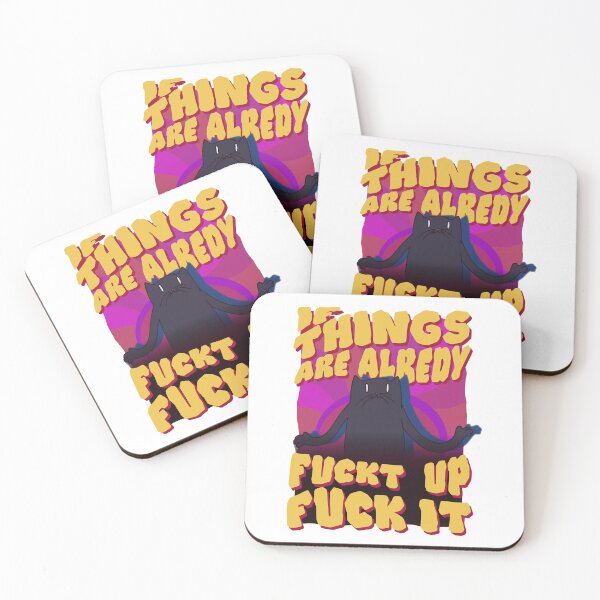Item preview, Copy of copy of copy of copy of copy of copy of copy of Trippy Black Cat – Wake Up Retro Psychedelic Design designed and sold by Proto Lab Studio.