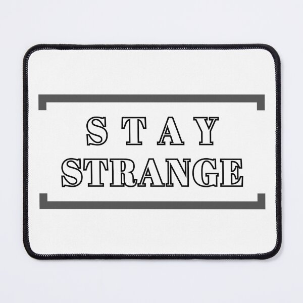 Item preview, STAY STRANGE – Retro Horror Typography Design designed and sold by THE RILONA.