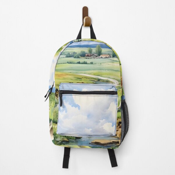 Item preview, Countryside Watercolor Background 09 designed and sold by CharlieDesings.