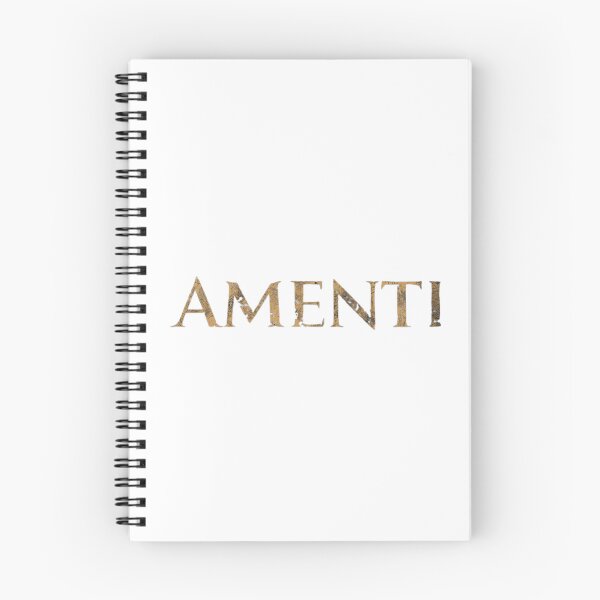 Item preview, Amenti – Minimal Gold Stone Typography designed and sold by RED-MOUSE.