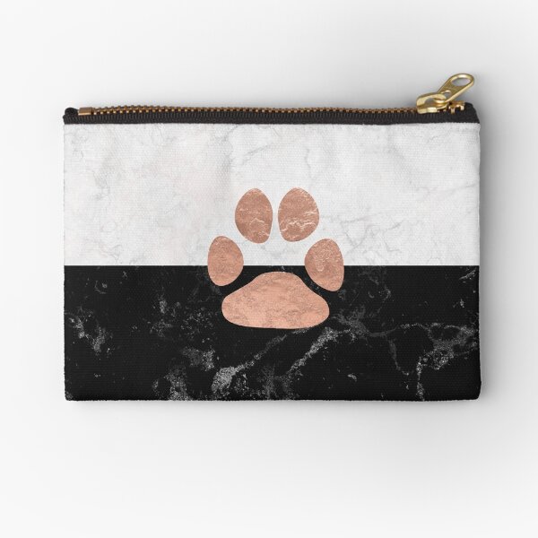 Paw - Marble - Animal Lovers Zipper Pouch