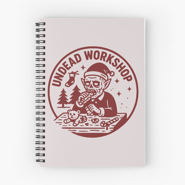 Item preview, Undead Workshop – Dark Christmas Elf Horror Badge designed and sold by Tattee.
