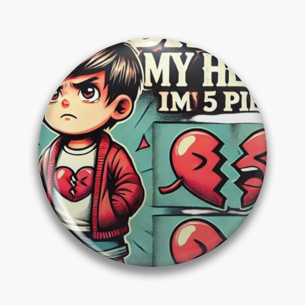 Item preview, Sad Cartoon Boy Heartbreak Design – Emotional Broken Heart T-Shirt | Cute Aesthetic Shirt & Sticker Art designed and sold by zevorgue.