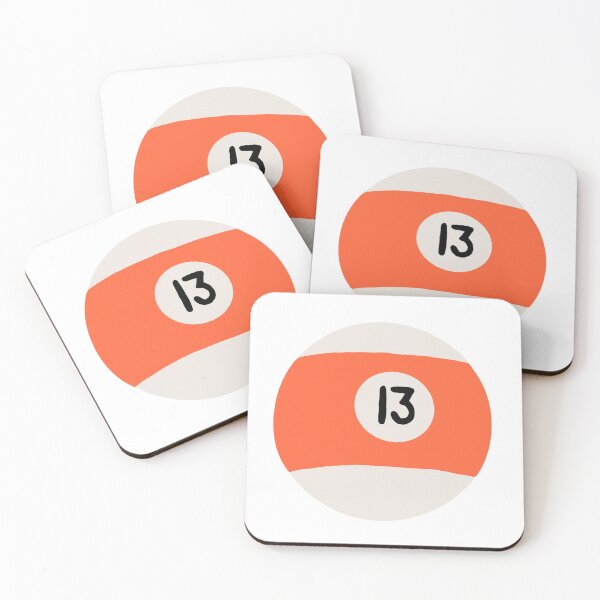 Item preview, Lucky 13 Billiard Ball” designed and sold by Tropical Blood.