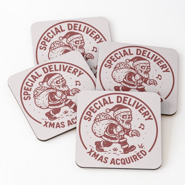 Item preview, Special Delivery – Xmas Acquired Zombie Santa Badge designed and sold by Tattee.