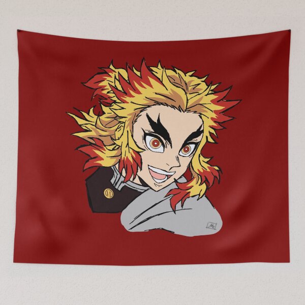 Item preview, Kyojuro Rengoku- Kimetsu no yaiba fanart designed and sold by Illehcimart.