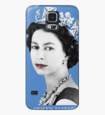 Queen Elizabeth II (Blue) Case/Skin for Samsung Galaxy