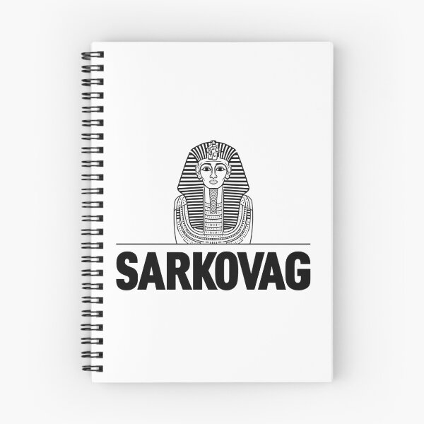 Item preview, Sarkovag – Pharaoh Line Art Bold Typography designed and sold by RED-MOUSE.