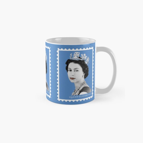 Queen Elizabeth II (Blue) Classic Mug
