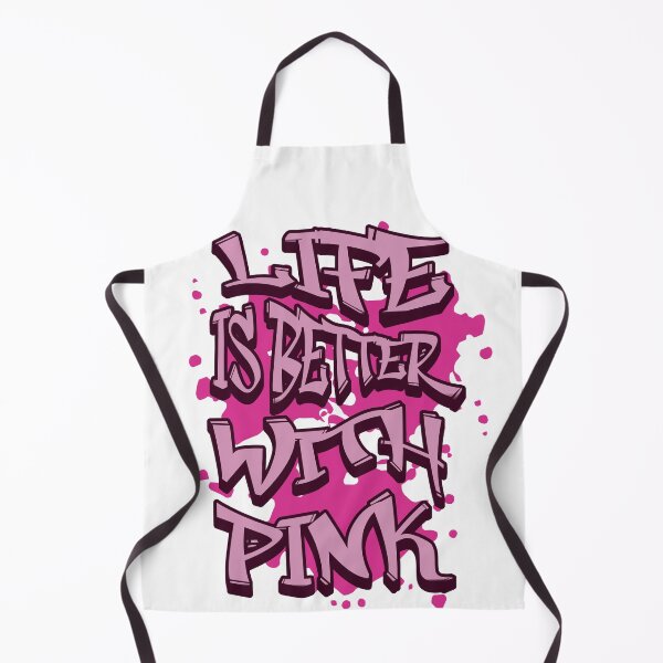 Item preview, "Life Is Batter With Pink" Quote Design designed and sold by GlamourCutieAI.