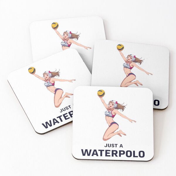 Item preview, Just a Waterpolo – Anime Sports Girl Illustration designed and sold by RED-MOUSE.