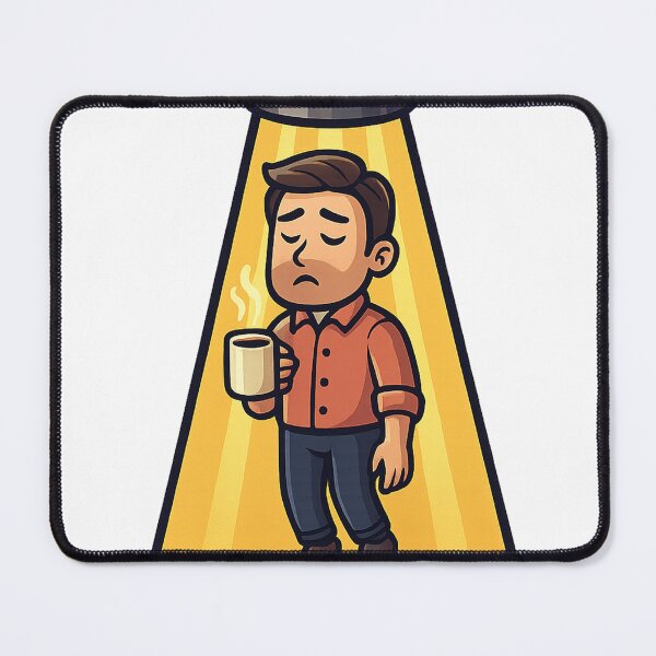 Item preview, Beam Me Up, It’s Monday – Funny UFO Abduction Coffee Lover Design designed and sold by The-Jerk-Store.