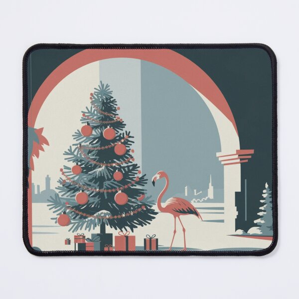Item preview, Christmas Flamingo Wonderland designed and sold by NeatThingLover.