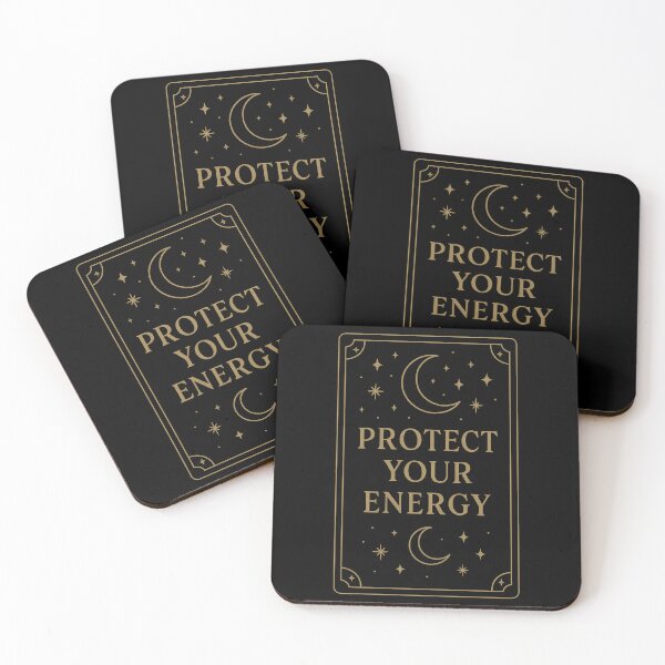 Item preview, Protect Your Energy Mystic Moon Design designed and sold by GenzShoppingHub.