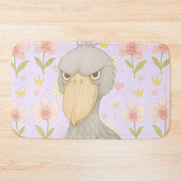 Item preview, Majestic Shoebill Close-Up - Purple designed and sold by HIMEKARI.