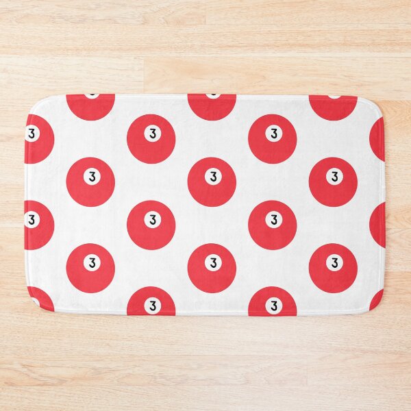 Item preview, Hand-Drawn Red 3 Billiard Ball Illustration – Bold Pool Ball Art for Billiards Players, Cue Sports Fans, and Retro Game Lovers designed and sold by Tropical Blood.