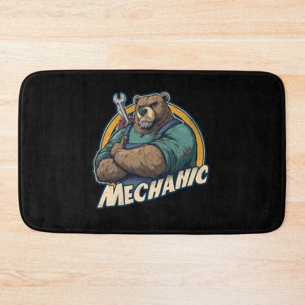 Item preview, Mechanic Bear Strong Workshop Motif designed and sold by titanosdesign.