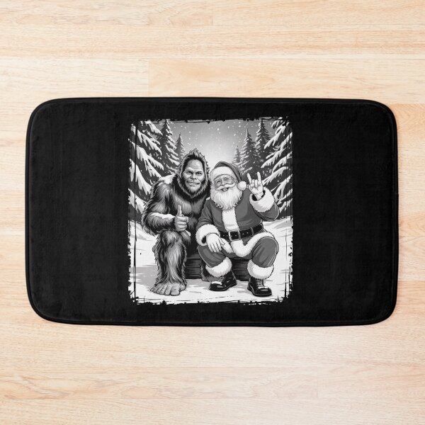 Item preview, Santa With Bigfoot Christmas designed and sold by SiegridOffical.