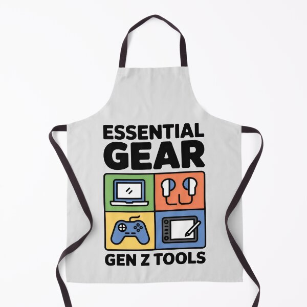 Item preview, Essential Gen Z Tools Grid Design with Laptop, Earphones, Gamepad and Drawing Tablet designed and sold by SplashTastic.