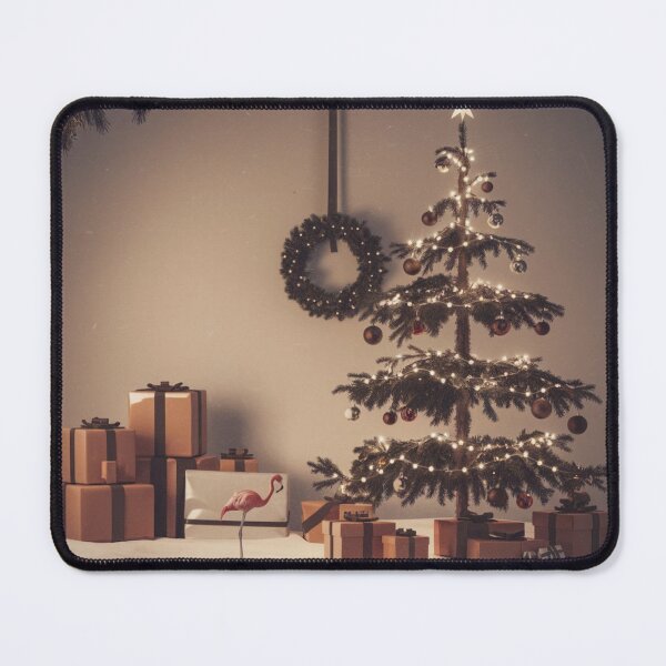Item preview, Christmas Flamingo Cheer designed and sold by NeatThingLover.