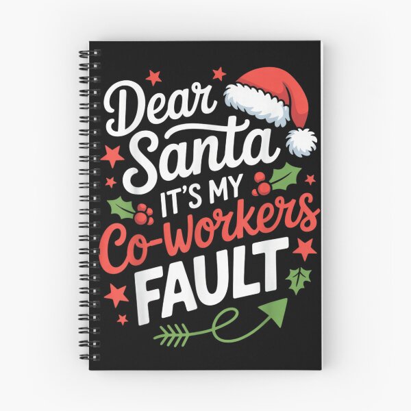 Item preview, Dear Santa It's My Co-Workers Fault Funny Christmas Blame Quote designed and sold by Aladino Tamayo.