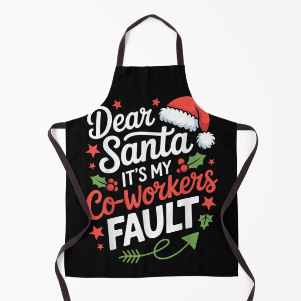 Item preview, Dear Santa It's My Co-Workers Fault Funny Christmas Blame Quote designed and sold by Aladino Tamayo.