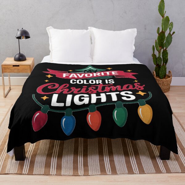 Item preview, My Favorite Color Is Christmas Lights Holiday Season Glow Design designed and sold by BernoNickel.