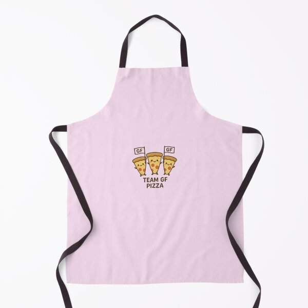 Item preview, Team GF Pizza – Smiling Pizza Slices with GF Banners | Cute Gluten-Free Foodie Design designed and sold by My Gluten Free Life UK.