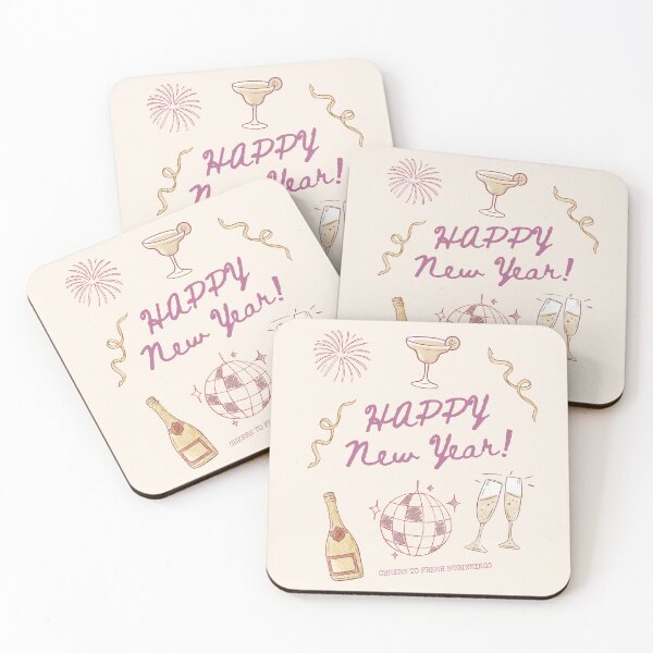 Item preview, Happy New Year Celebration Illustration Art designed and sold by MakitoDesign.