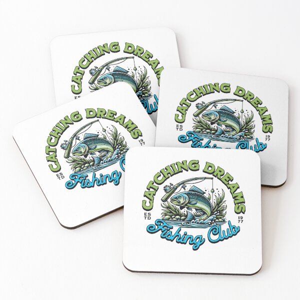 Item preview, Catching Dreams Fishing Club: Vintage Lure and Trout Fish designed and sold by Mosaiic1.