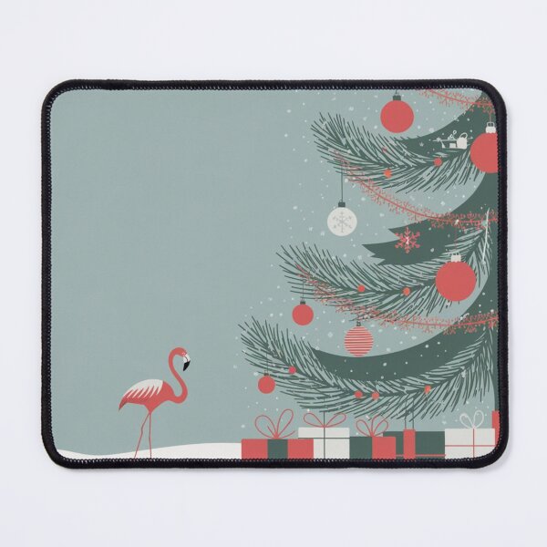 Item preview, Flamingo by the Christmas Tree designed and sold by NeatThingLover.