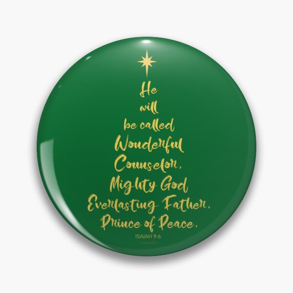 Item preview, The Names of Jesus Christmas Tree - Isaiah 9:6 designed and sold by FTLOG.