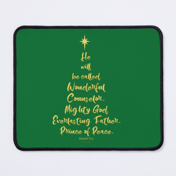Item preview, The Names of Jesus Christmas Tree - Isaiah 9:6 designed and sold by FTLOG.